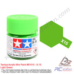 Tamiya Acrylic Mini X-15 Light Green - 10ml Bottle #81515