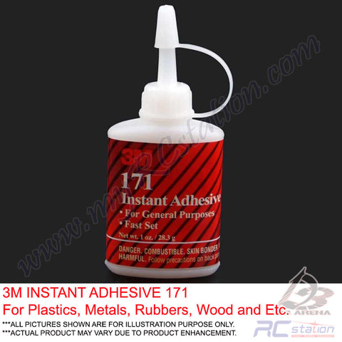 3M Instant Adhesive 171 RC Rubber Tires Glue CA Sealer Touring Offroad Buggy Truggy Buggy