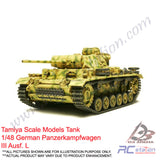 Tamiya Scale Models Tank #32524 - 1/48 German Panzerkampfwagen III Ausf. L [32524]