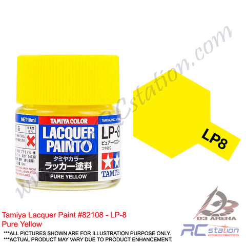 Tamiya Lacquer Paint LP-8 Pure yellow [82108]