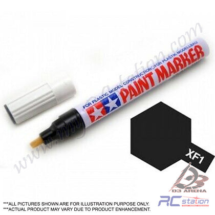 Tamiya #89301 - Tamiya Paint Marker XF-1 FLAT BLACK [89301]
