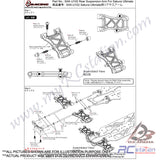 3Racing #SAK-U102 - Rear Suspension Arm For Sakura Ultimate #SAK-U102