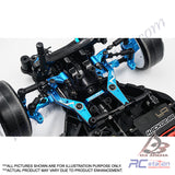 Yeah Racing Aluminum Front or Rear Camberlink for TATT-S03 (Tamiya TT02 RWD) Blue [TATT-011BU]