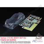 Tamiya Body Shell #51678 - 1/10 RC Clear BODY SET AU TOM'S GR SUPRA [51678]