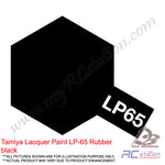 Tamiya Lacquer Paint LP-65 Rubber black [82165]