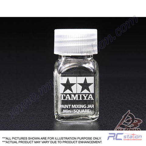 Tamiya #81043 - Tamiya Mini 4WD Paint Mixing Jar Mini(Square) [81043]