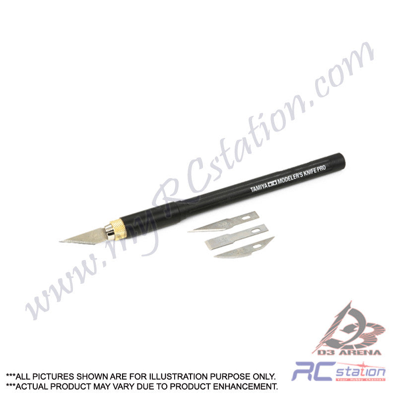 Tamiya Tamiya Modelers Knife Pro - Profi Bastelmessser mit verstärktem Tamiya Tamiya Modelers Knife Pro - Profi Bastelmessser mit verstärktem