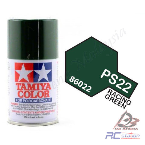 Tamiya #86022 - Color PS-22 Racing Green #86022