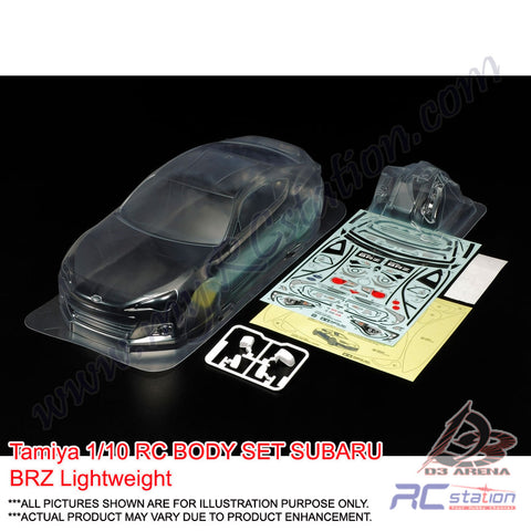 Tamiya Body Shell #51517 - 1/10 RC BODY SET SUBARU BRZ Lightweight [51517]