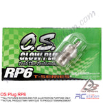 O.S. Engine GLOW PLUG RP6 (TURBO) #71642060 Turbo Plug RP6 Turbo Glow Plug Med On-Road
