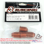 3RACING Cero Big Bore Low Profile Absorber, Spring Base, Ball Cap, Body, Diaphragm, Shaft For 3RACING Cero #SAK-C150