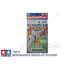 Tamiya #15214 - Bergkaiser Dress-Up Sticker Set for 19420 [15214]