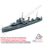 Tamiya Scale Models Battleship #31909 - 1/700 British Destroyer E Class [31909]