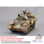Tamiya Scale Models Tank #35312 - 1/35 U.S. Howitzer Motor Carriage M8 "Awaiting Orders" Set (w/3 Figures) [35312]