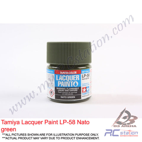 Tamiya Lacquer Paint LP-58 Nato green [82158]