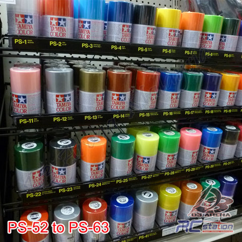 Tamiya Color - For Polycarbonate PS52 to PS63 > PS53 PS54 PS55 PS56 PS57 PS58 PS59 PS60 PS61 PS62