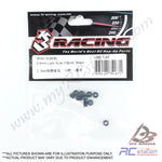 3Racing #3RAC-NI30/BL - 3.0mm Lock Nuts (10pcs) -black