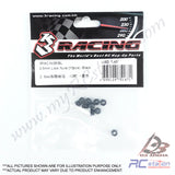 3Racing #3RAC-NI30/BL - 3.0mm Lock Nuts (10pcs) -black