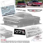 Team C Body Shell 1/10 Clear Body 1/10 1961 Chevy Impala (Width 200mm, WheelBase 258mm)