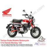 Tamiya Scale Models Motorcycle #14134 - 1/12 Honda Monkey 125 [14134]