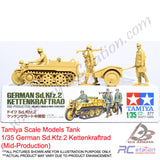Tamiya Scale Models Tank #35377 - 1/35 German Sd.Kfz.2 Kettenkraftrad (Mid-Production) [35377]