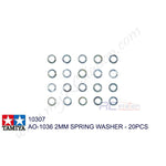 Tamiya #10307 - AO-1036 2mm Spring Washer (20pcs) [10307]