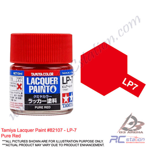 Tamiya Lacquer Paint LP-7 Pure red [82107]