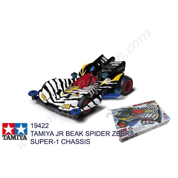 Tamiya #19422 - JR BEAK SPIDER ZEBRA, SUPER I CHASSIS[19422] – RC 
