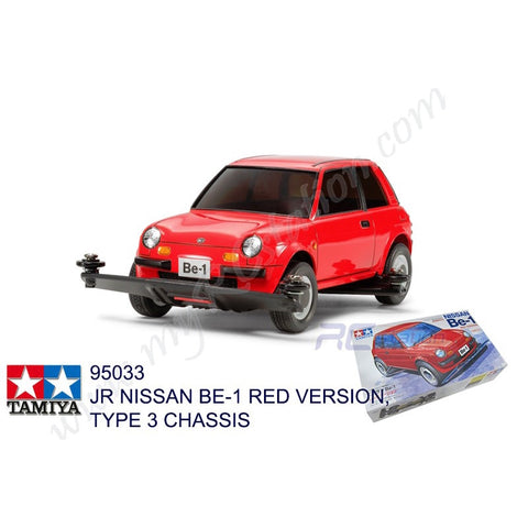 Tamiya #95033 - JR Nissan Be-1 Red Version (Type 3 Chassis) [95033]
