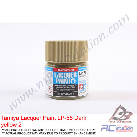 Tamiya Lacquer Paint LP-55 Dark yellow 2 [82155]