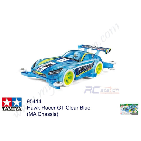 Tamiya #95414 - Hawk Racer GT Clear Blue (MA Chassis)[95414]