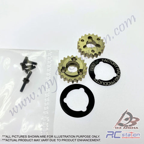 3Racing #SAK-A555 - 3racing Advance 20m Pulley Set #SAK-A555