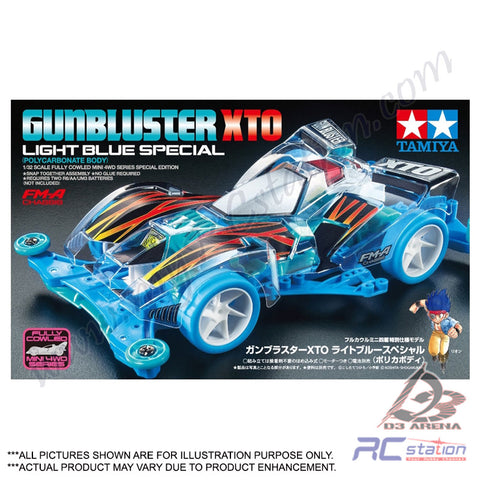 Tamiya #95439 - Gun Bluster XTO Light Blue Special (FM-A Chassis) (Polycarbonate Body) [95439]