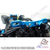 Yeah Racing Aluminum Front / Rear Damper Stay For Tamiya TT02 [TT02-008BU]