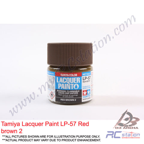 Tamiya Lacquer Paint LP-57 Red brown 2 [82157]