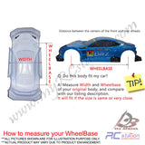 TeamC Racing 1/10 Clear Body Shell TC098 Audi R8 (Width 195mm, WheelBase 258mm)