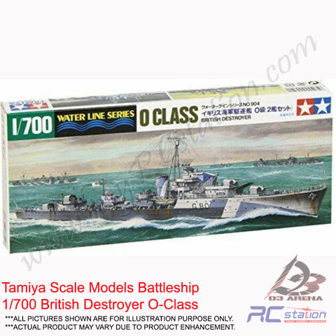 Tamiya Scale Models Battleship #31904 - 1/700 British Destroyer O-Class [31904]