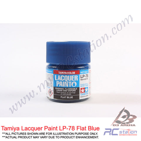 Tamiya Lacquer Paint LP-78 Flat Blue [82178]