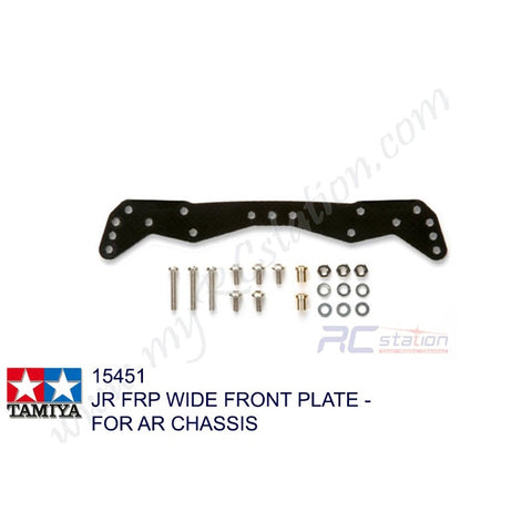 Tamiya #15451 - JR FRP Wide Front Plate - For AR/MS/VS/XX/Super-II Chassis [15451]