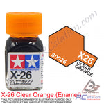 Tamiya Enamel X-26 Clear Orange Paint (Gloss)