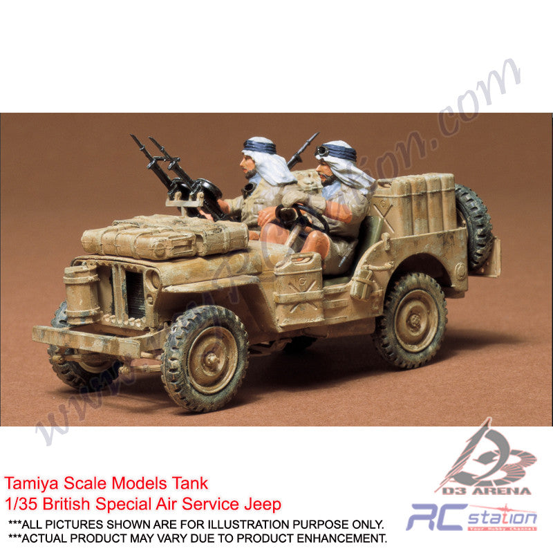 Tamiya Scale Models Tank #35033 - 1/35 British Special Air Service Jee ...