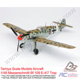 Tamiya Scale Models Aircraft #61063 - 1/48 Messerschmitt Bf 109 E-4/7 Trop [61063]