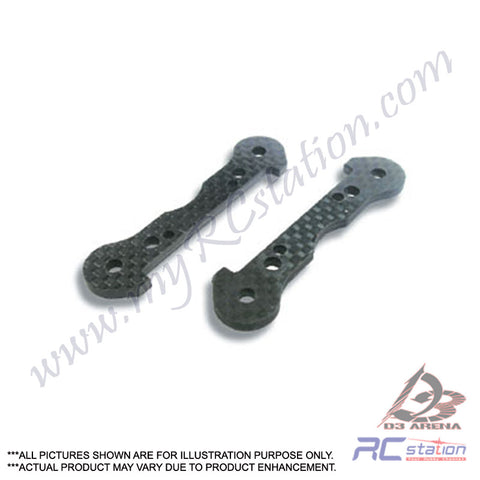 3Racing #HSA-006 - Graphite Suspension Plate For Savage