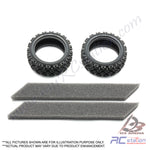Tamiya #54861 - Tamiya Rally Block Tires (soft/2pcs) [54861]