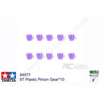 Tamiya #94577 - 8T Plastic Pinion Gear*10[94577]