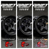 DS Racing Drift Element I Wheel Rim - Adjustable Offset (2pcs) Black