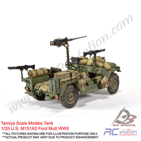 Tamiya 1/35 Scale Model Kit - U.S. M151A2 Ford MUTT 1/4 Ton Truck Utility Vehicle