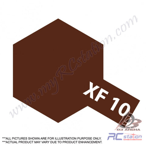 Tamiya Acrylic Mini XF-10 Flat brown - 10ml Bottle #81710
