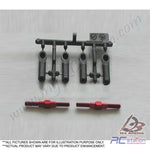 Tamiya #49326 - Tamiya RC Aluminium Turnbuckle Shafts 3X35mm Red 2Pcs [49326]