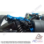Yeah Racing Aluminum Front / Rear Damper Stay For Tamiya TT02 [TT02-008BU]